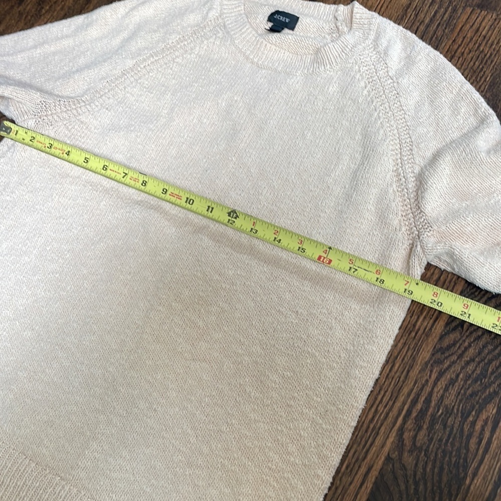 J Crew Summer Weight Textured Cotton Sweater - Picture 9 of 10